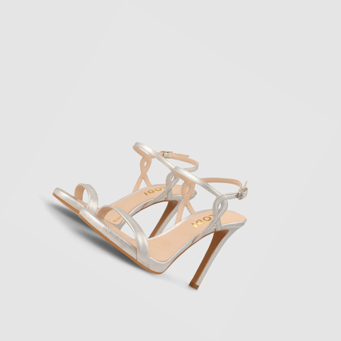 Lodi Cannes Plata Sandalen Damen Silber | TPAKWI-318