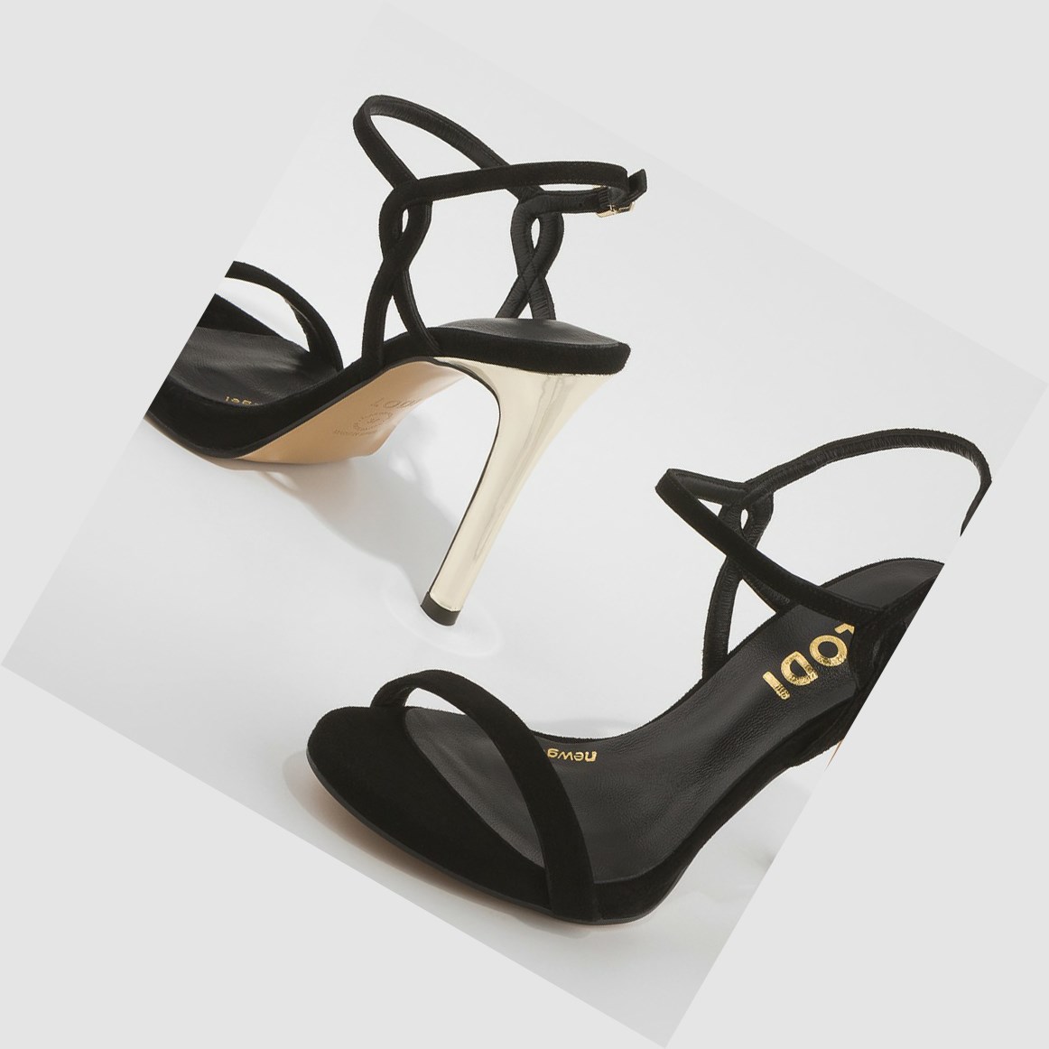 Lodi Cannes Sandalen Damen Schwarz | TLMGDV-983