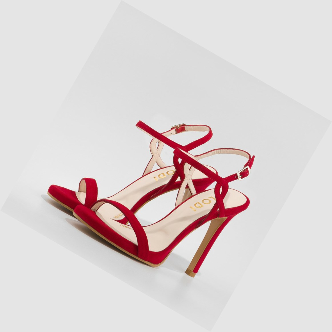 Lodi Cannes Tristan Sandalen Damen Rot | SBNJOQ-759