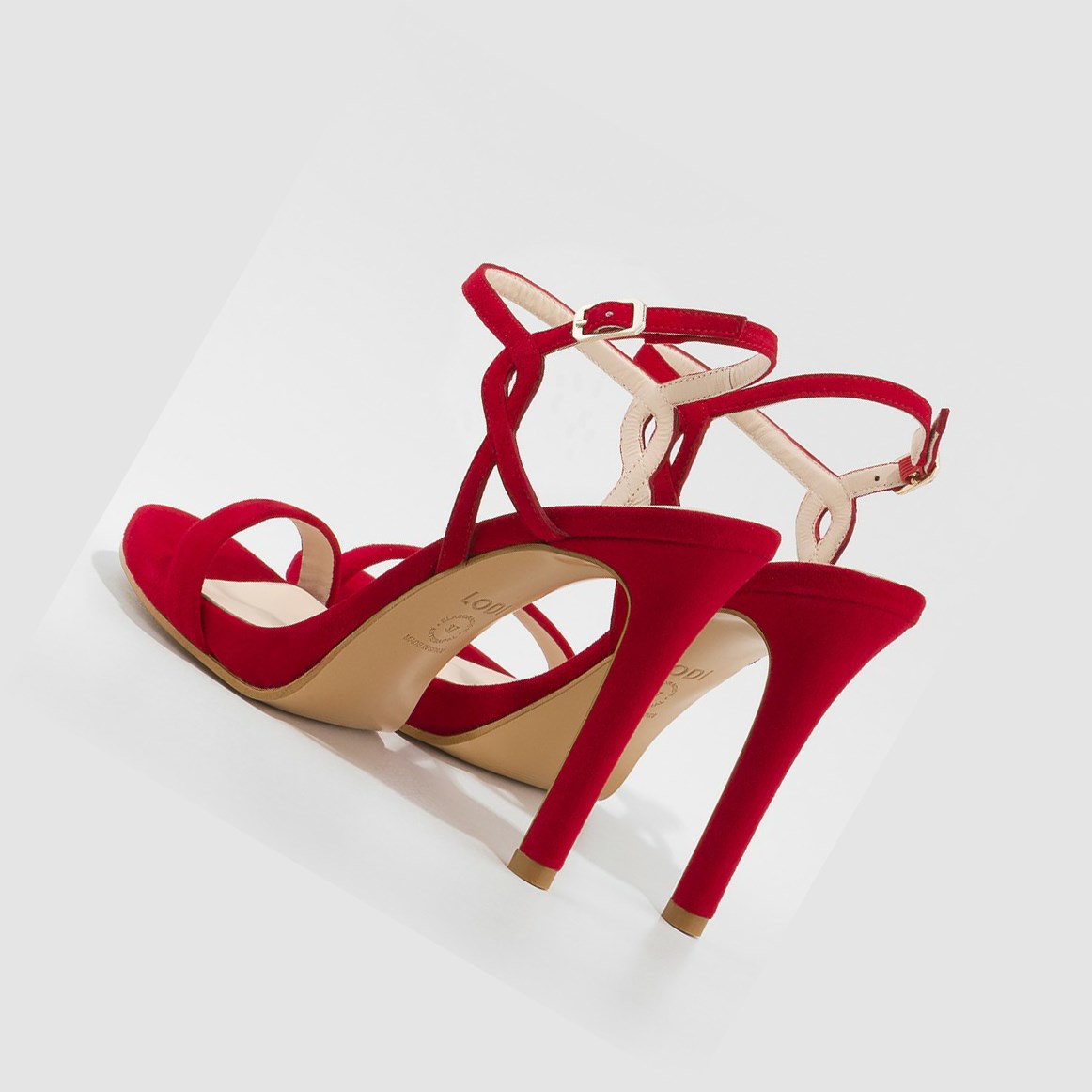 Lodi Cannes Tristan Sandalen Damen Rot | SBNJOQ-759