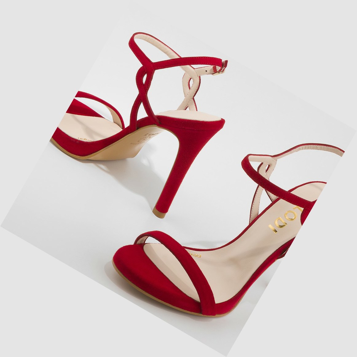 Lodi Cannes Tristan Sandalen Damen Rot | SBNJOQ-759