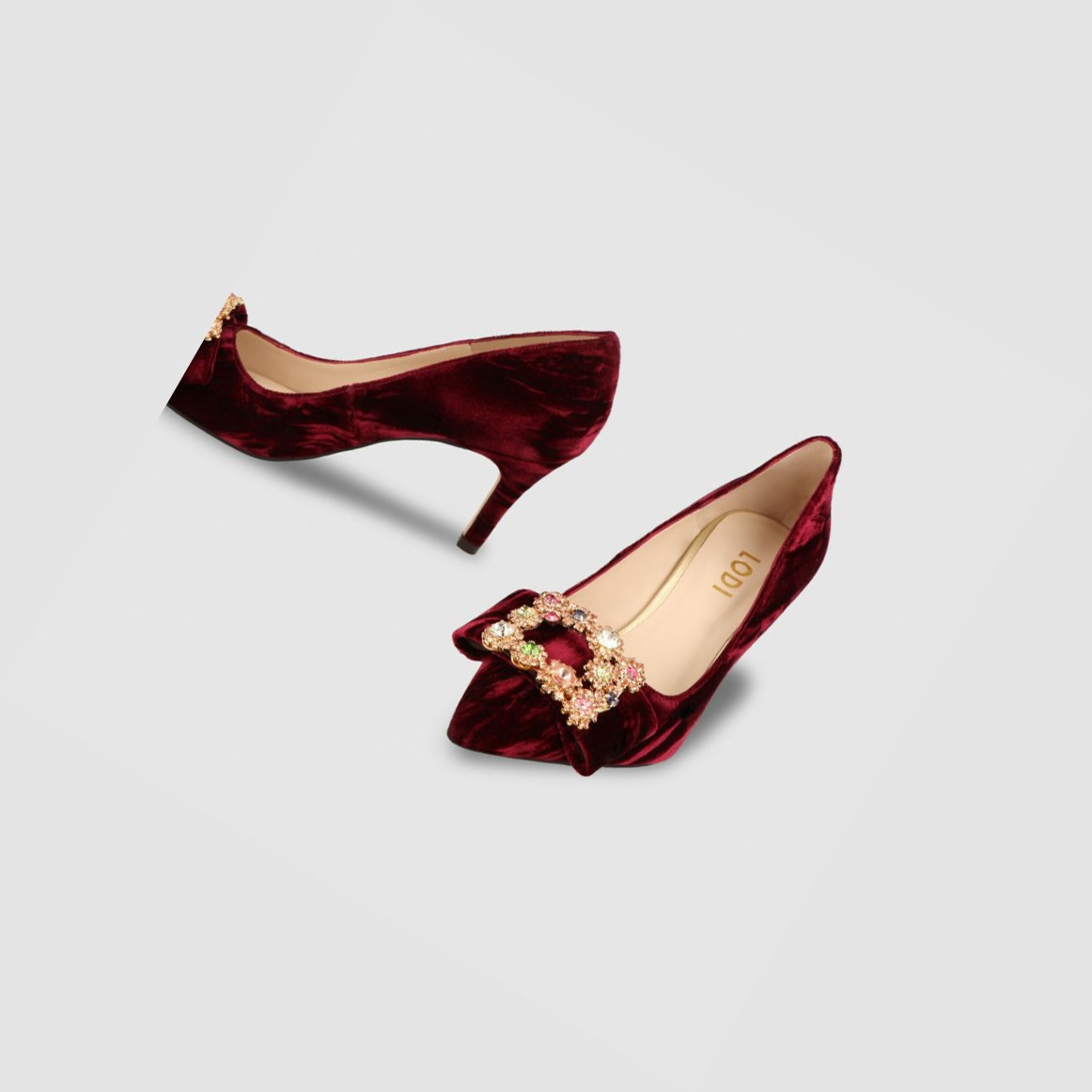 Lodi Emila-te Bordo Pumps Damen Bordeaux | CMHKBQ-085