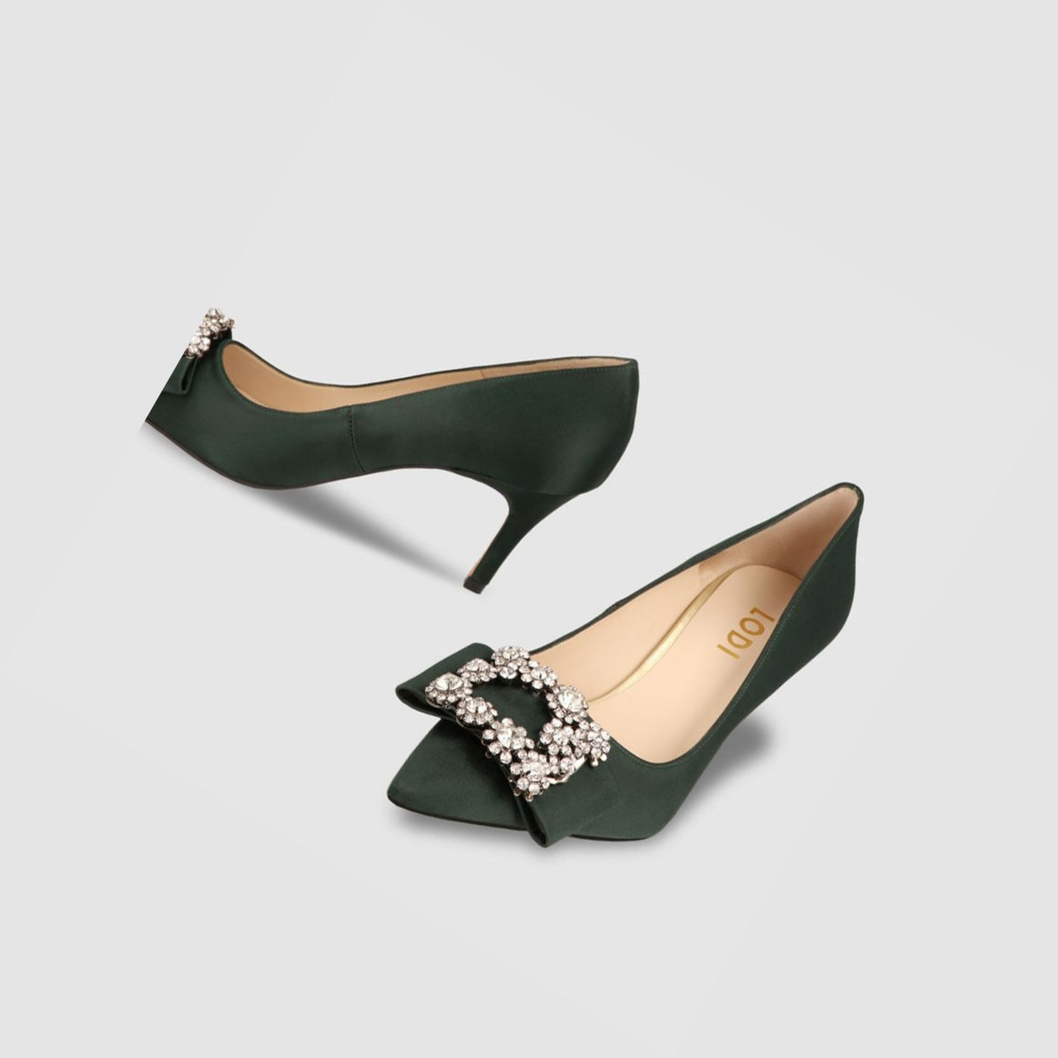 Lodi Emila-te Pumps Damen Grün | WMKUJF-635