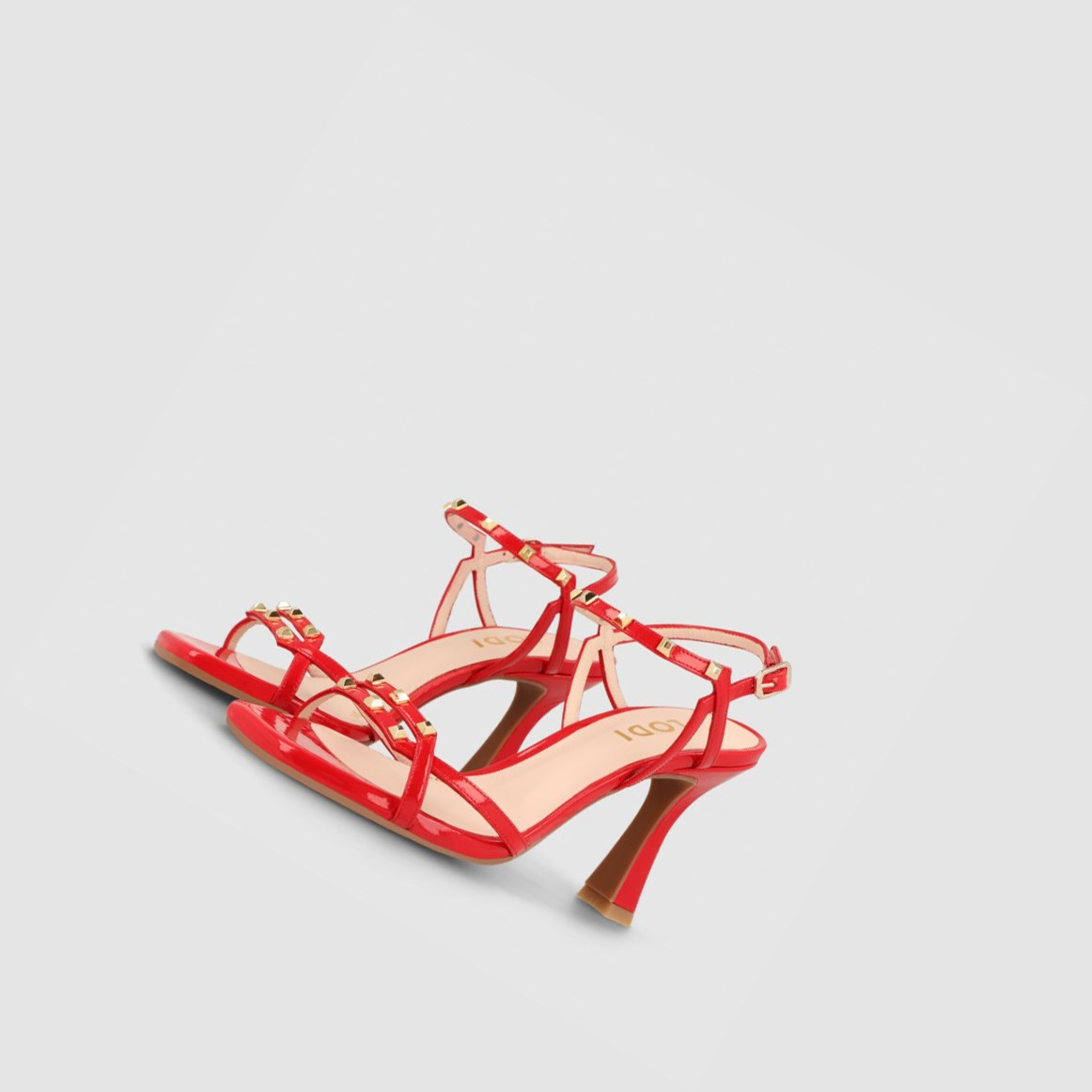 Lodi Halima Fire Sandalen Damen Rot | IKECBH-597