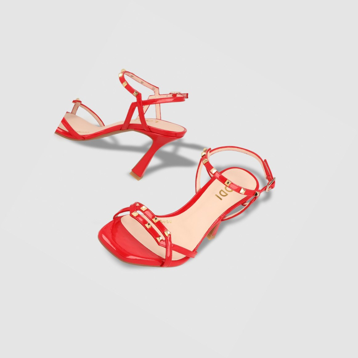 Lodi Halima Fire Sandalen Damen Rot | IKECBH-597