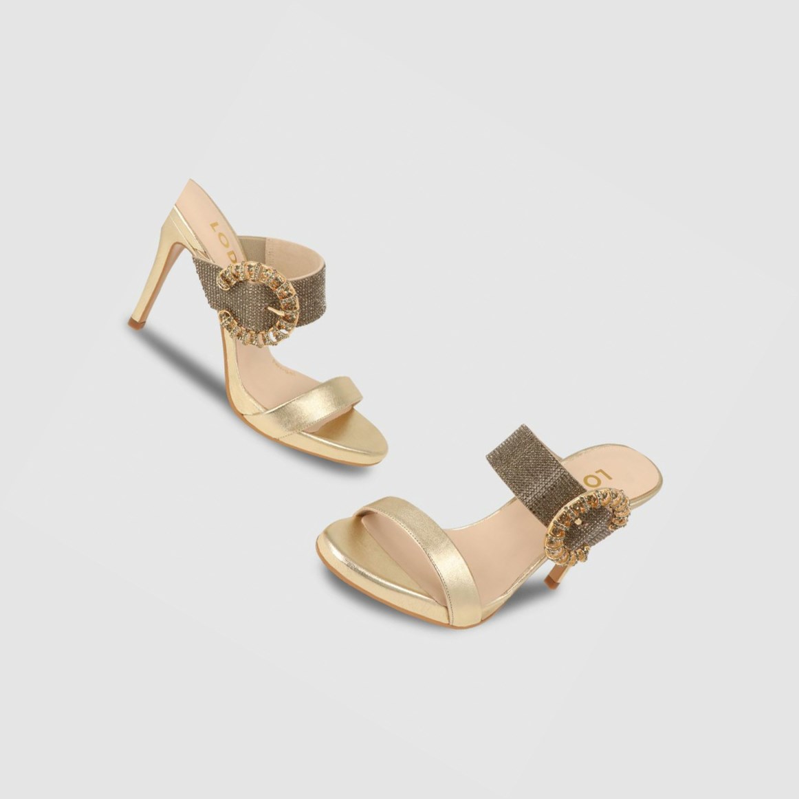 Lodi Idilio Sandalen Damen Gold | MFCWQN-502