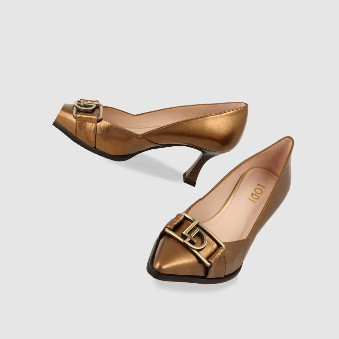 Lodi Joci Bronce Pumps Damen Gold | QPCZVU-743