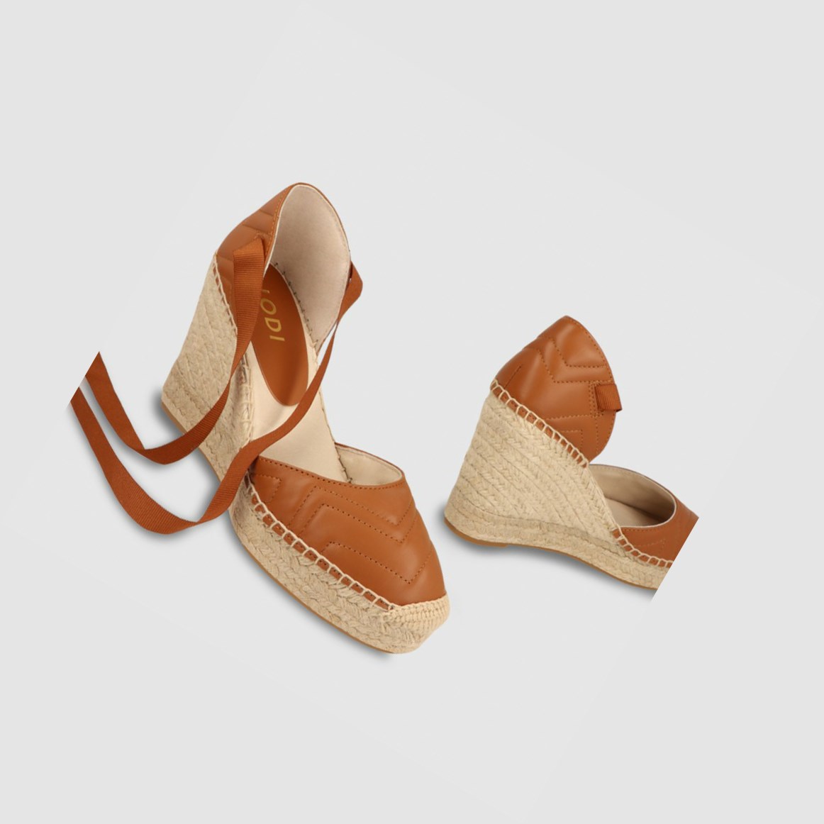 Lodi Nudel Espadrilles Damen Braun | AVKGCU-487