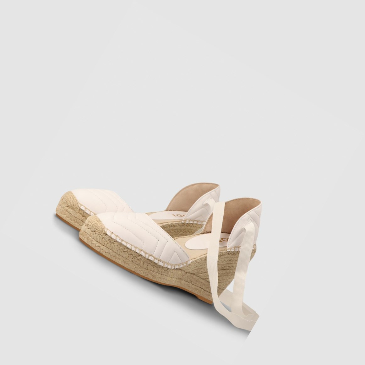 Lodi Nudel Espadrilles Damen Weiß | RMXUKW-804