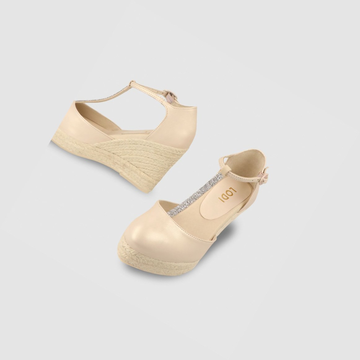 Lodi Ring Dore Espadrilles Damen Gold | AJKHNE-614