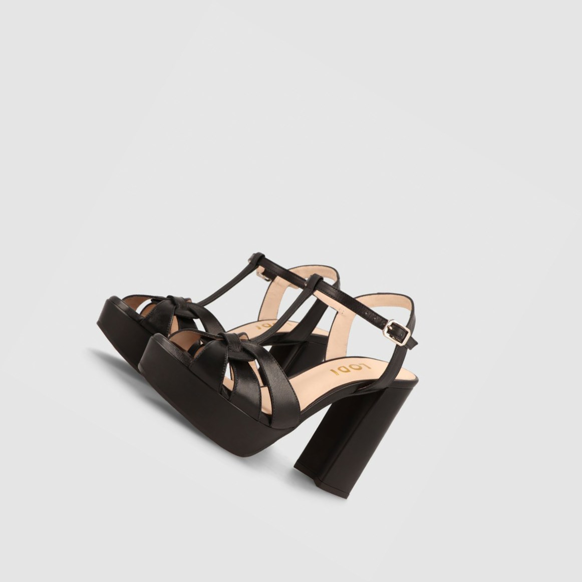 Lodi Tisana Sandalen Damen Schwarz | CRSOLN-708