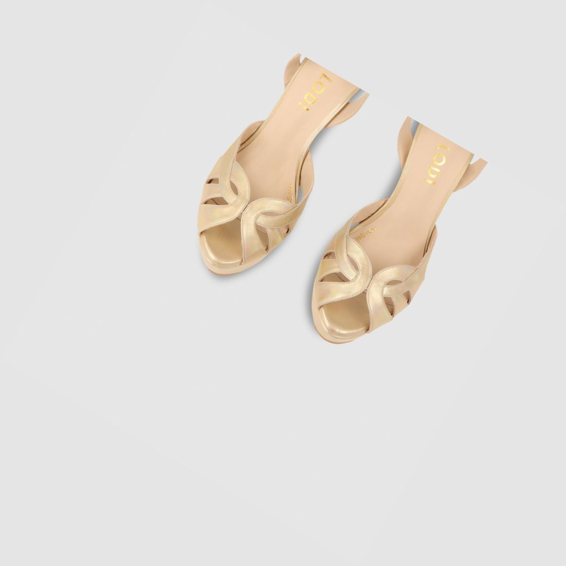 Lodi Trosai Sandalen Damen Gold | VJBYUG-016