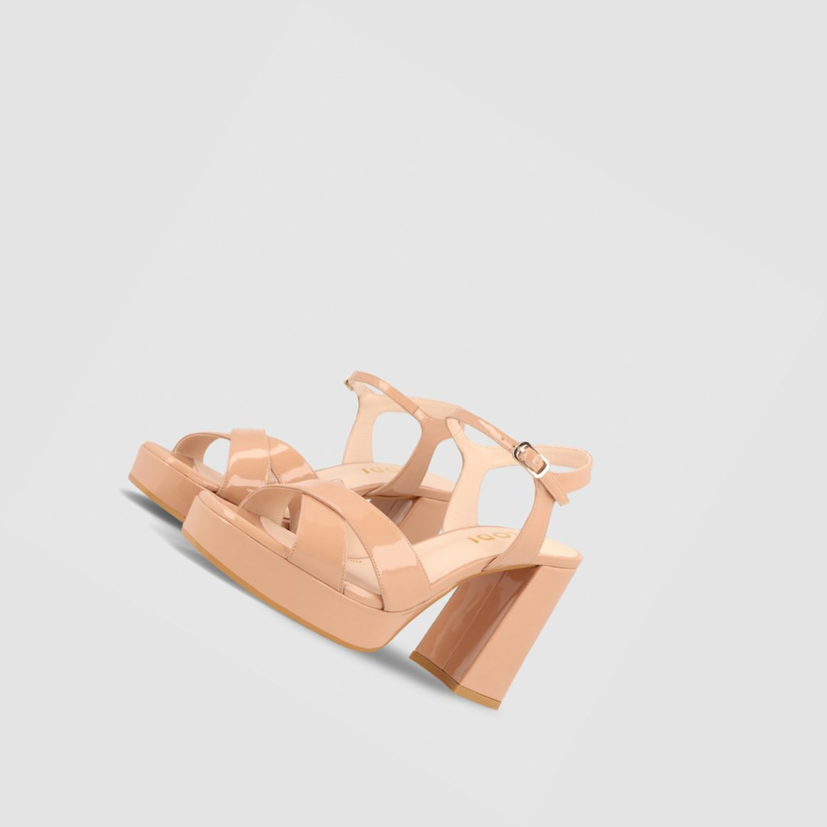 Lodi Uslo Face Sandalen Damen Beige | NTAFXS-183