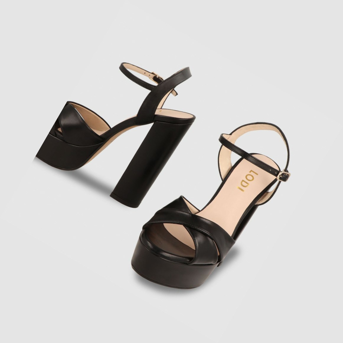 Lodi Xemba Sandalen Damen Schwarz | CFMKQI-954