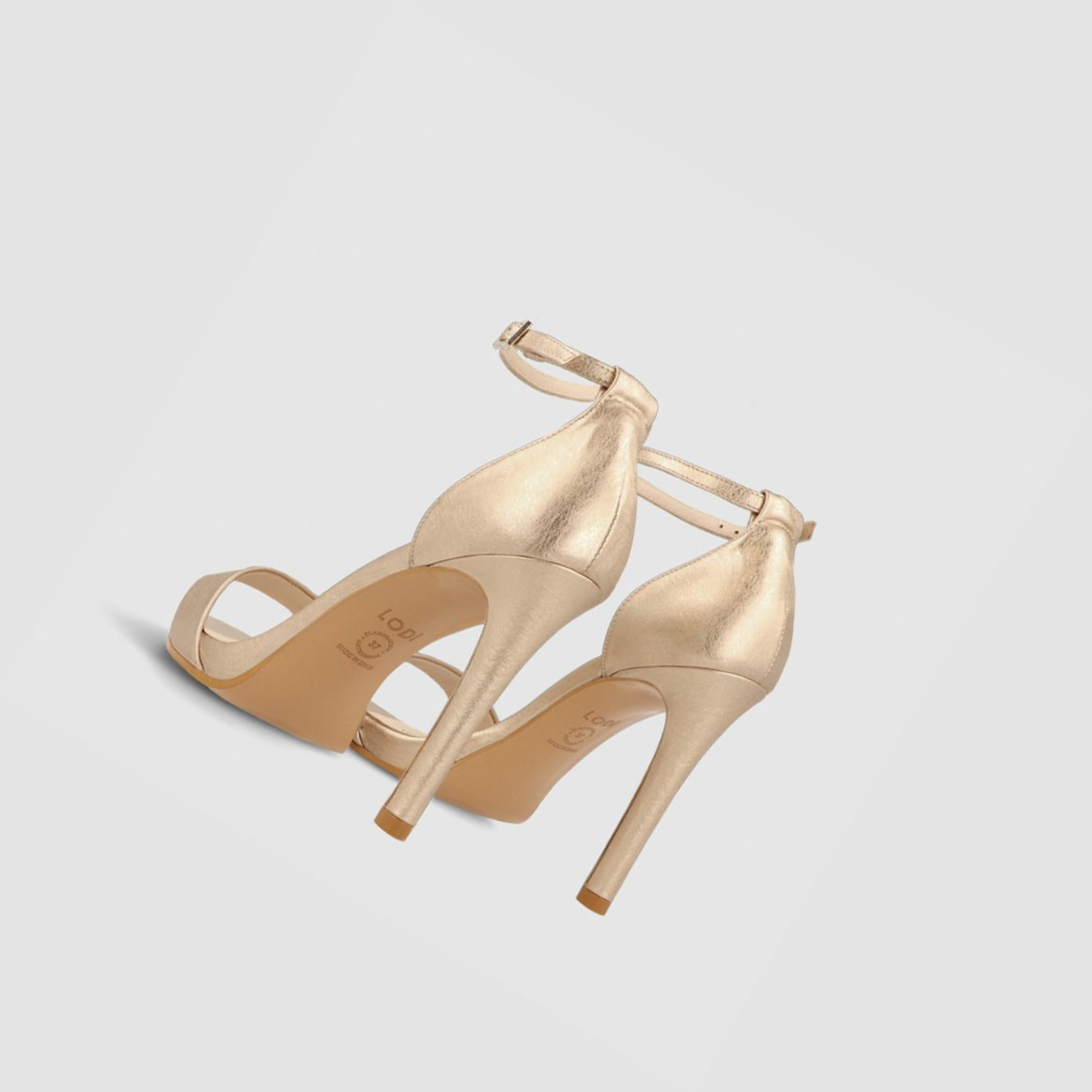 Lodi Yurisa Sandalen Damen Gold | KMIFEW-652