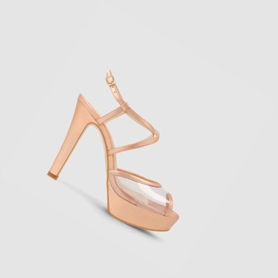 Lodi Trines Nude Sandalen Damen Beige | UIKDOG-562